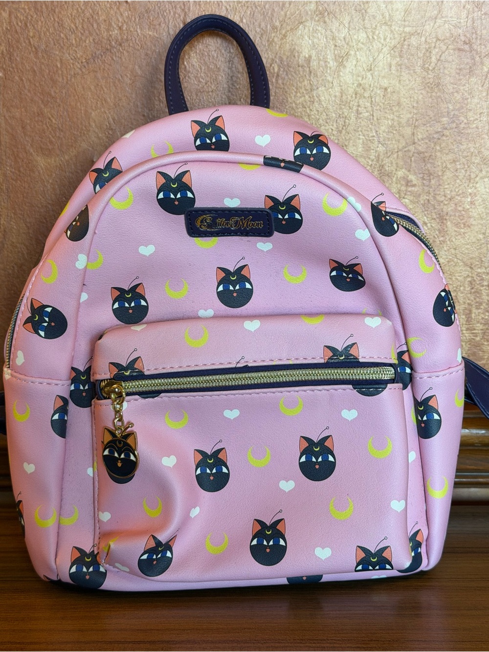 Loungefly Sailor Moon Mini Backpack Luna-P & Crescent Moon Hot Topic Exclusive